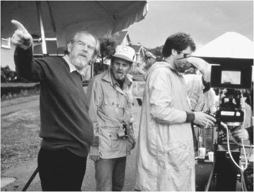Bob Fosse (left) on the set of Star 80
