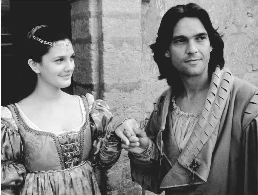 Drew Barrymore and Dougray Scott in Ever After: A Cinderella Story