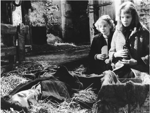 Alan Bates with Hayley Mills in Whistle Down the Wind