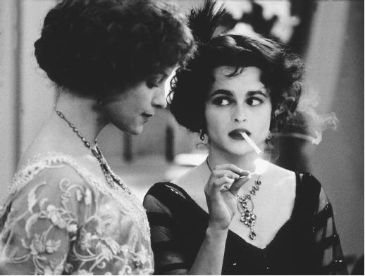 Helena Bonham-Carter (right) and Alison Elliott in The Wings of the Dove