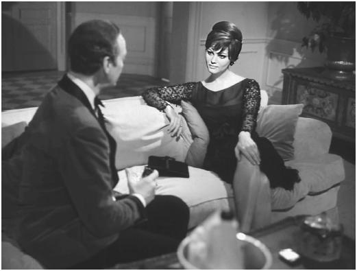 Claudia Cardinale with David Niven in The Pink Panther