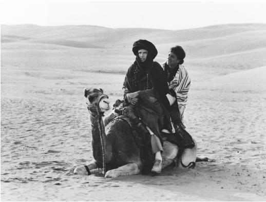 Dustin Hoffman (right) with Warren Beatty in Ishtar