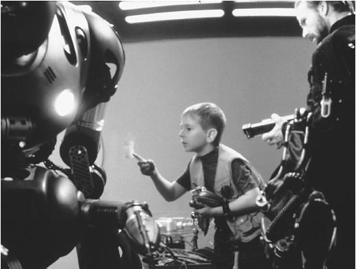 William Hurt (right) and Jack Johnson in Lost in Space