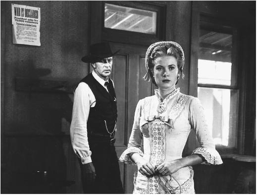 Grace Kelly with Gary Cooper in High Noon