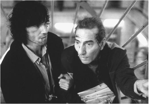 Pete Postlethwaite (right) with Daniel Day-Lewis in In the Name of the Father